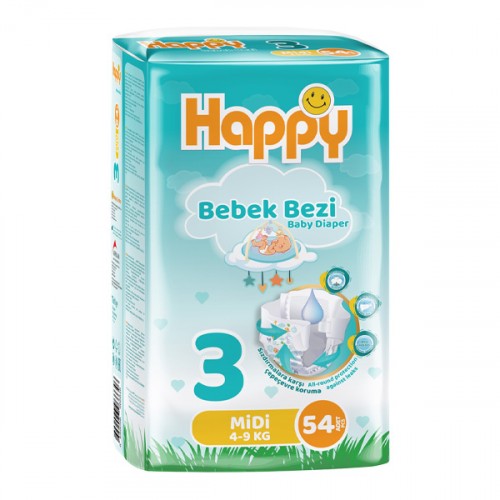 Happy Bebek Bezi Midi 3 No 54 lü