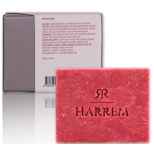 Harrem Gül Mayası Sabunu 100 gr Harrem Gül Mayası Sabunu 100 gr