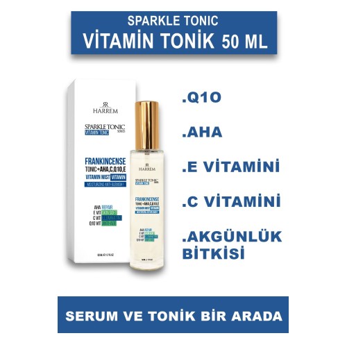 Harrem Onarıcı Yaşlanma Karşıtı Aha, E, C Ve Q10 Vitamin Tonik 50 ml