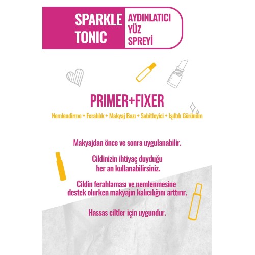 Harrem Sparkle Tonik Aydınlatıcı Yüz Spreyi 50 ml