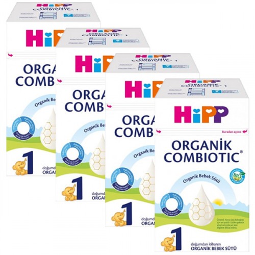 Hipp 1 Organik Bebek Sütü Combiotic 600 gr x 4 Adet