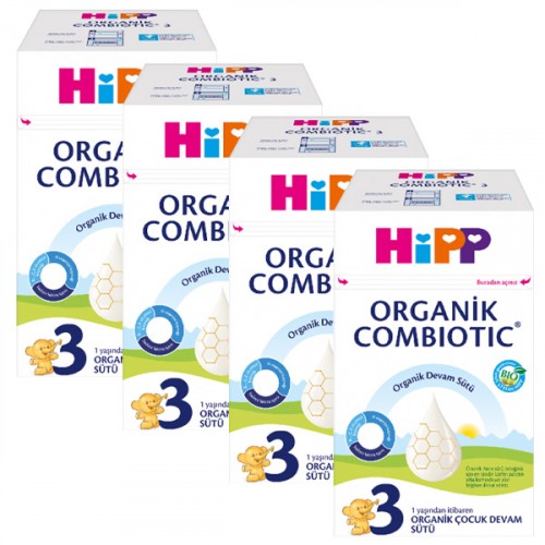 Hipp 3 Combiotic Organik Devam Sütü 600 gr x 4 Adet
