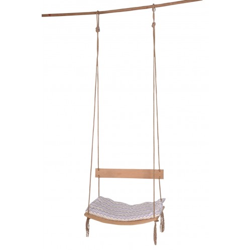 Holmen Çağlayan Sırt Dayanaklı Ahşap Salıncak