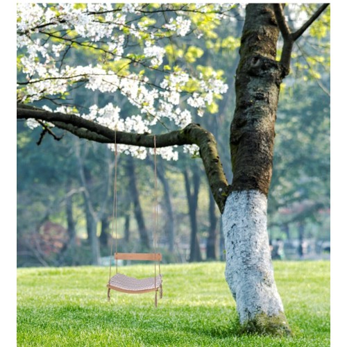 Holmen Çağlayan Sırt Dayanaklı Ahşap Salıncak