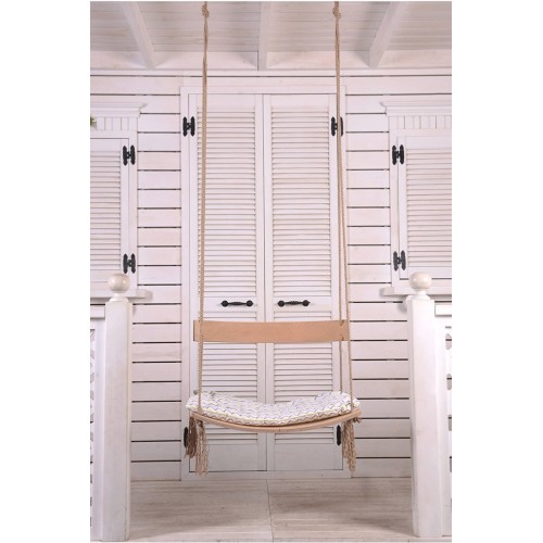 Holmen Çağlayan Sırt Dayanaklı Ahşap Salıncak