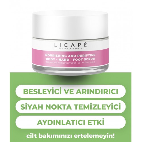 Licape Besleyici ve Arındırıcı Vücut - El - Ayak Peeling 250 ml