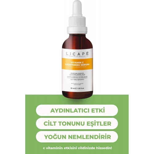 Licape C Vitaminli Aydınlatıcı Serum 30 ml