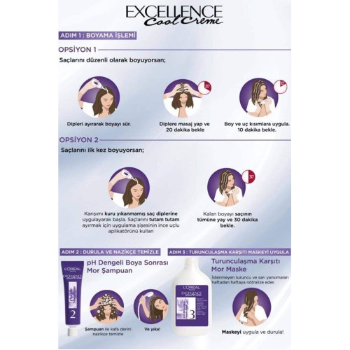Loreal Paris Excellence Cool Creme 5.11 Ekstra Küllü Açık Kahve Saç Boyası x 2 Adet