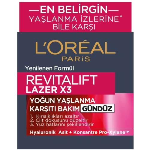 Loreal Paris Revitalift Lazer Yaşlanma Karşıtı Gündüz Kremi 50 ml Loreal Paris Revitalift Lazer Yaşlanma Karşıtı Gündüz Kremi 50 ml