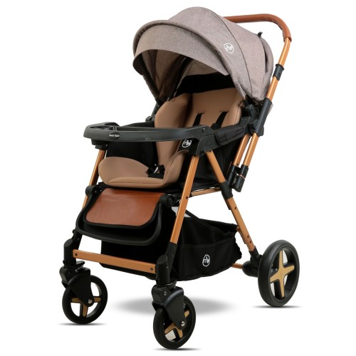Maxi Taxi Milano Çift Yönlü Bebek Arabası-Gold Kahve