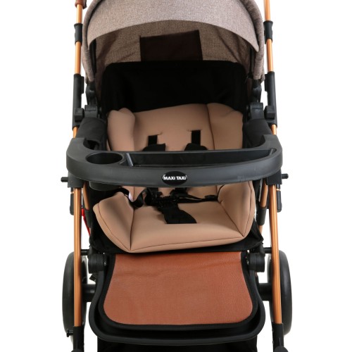 Maxi Taxi Milano Çift Yönlü Bebek Arabası-Gold Kahve