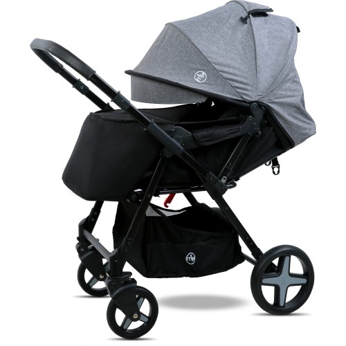 Maxi Taxi Milano Çift Yönlü Bebek Arabası-Gri Maxi Taxi Milano Çift Yönlü Bebek Arabası-Gri