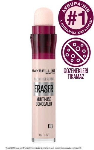 Maybelline New York Instant Anti Age Eraser Kapatıcı 03 Fair