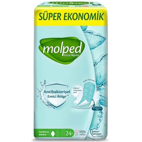 Molped Extra Hijyen Normal Süper Ekonomik Ped 24 lü