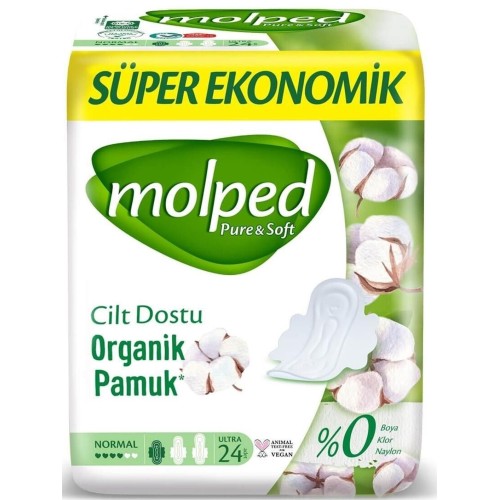 Molped Pure Soft Ekonomik Hijyenik Ped Normal 24 lü