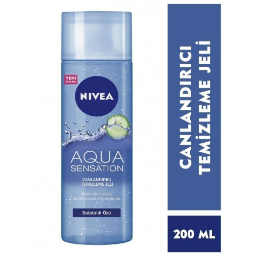 Nivea Aqua Sensation Normal/Karma Canlandırıcı Temizleme Jeli 200 ml