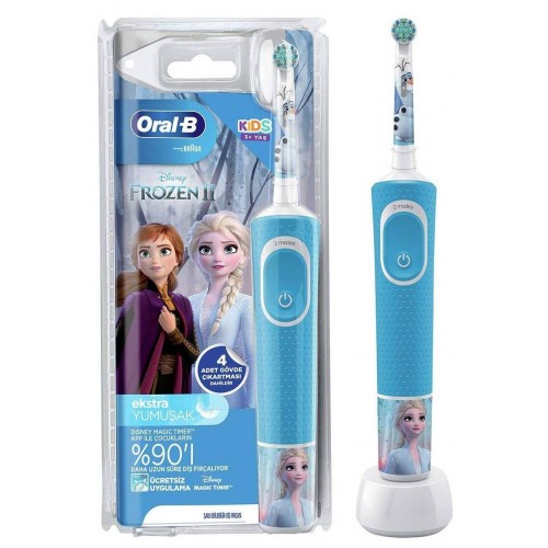 Oral-B D100 Çocuk Şarj Edilebilir Diş Fırçası Frozen