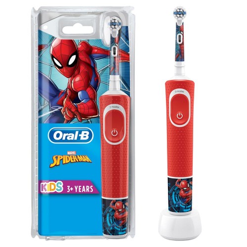 Oral-B D100 Çocuklar İçin Şarj Edilebilir Diş Fırçası Spiderman