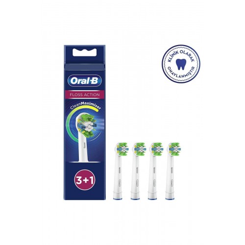 Oral-B Diş Fırçası Yedek Başlığı Clean Maximiser Floss Action 3+1