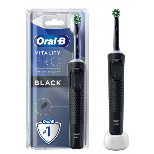 Oral-B Vitality Pro Protect X Clean Siyah Şarjlı Diş Fırçası