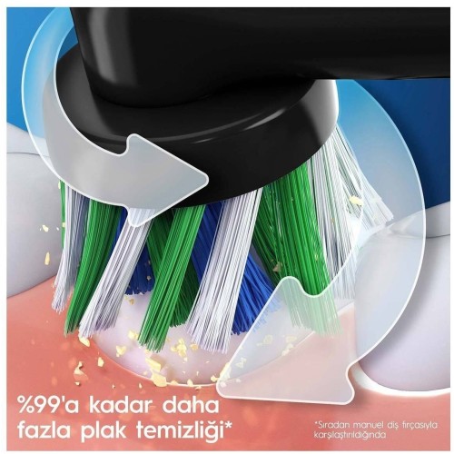 Oral-B Vitality Pro Protect X Clean Siyah+Lila Şarjlı Diş Fırçası 2 li Oral-B Vitality Pro Protect X Clean Siyah+Lila Şarjlı Diş Fırçası 2 li
