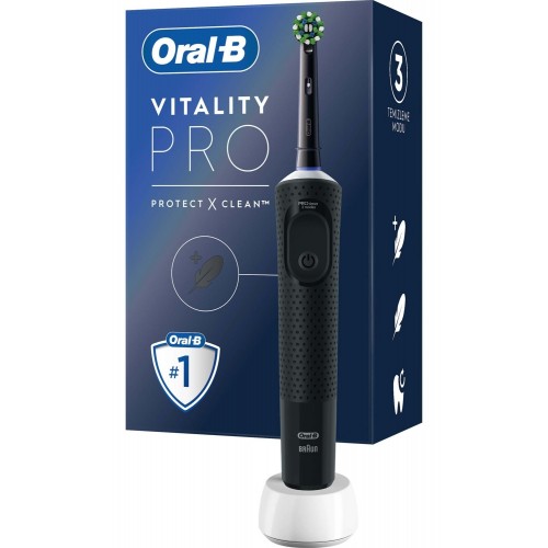 Oral-B Vitality Pro Siyah Protect X Clean Şarjlı Diş Fırçası