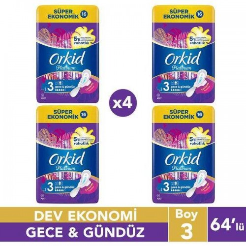 Orkid Platinum Gece Cesaret Paketi 32'li x 2 Adet