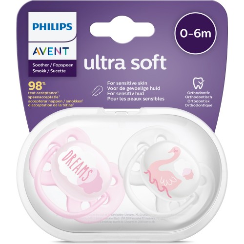 Philips Avent SCF222/02 Ultra soft emzik 0-6 Ay Kız