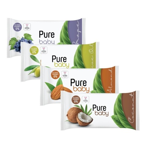 Pure Baby Islak Mendil 50 li x 12 Adet