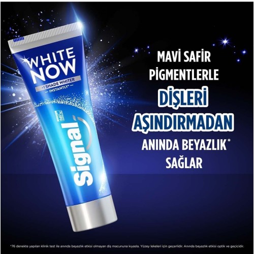 Signal White Now Instantly Anında Beyazlık Diş Macunu 75 ml x 2 Adet