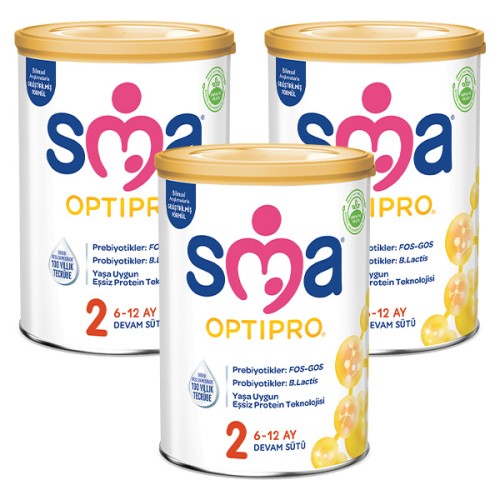 SMA 2 Optipro Probiyotik Devam Sütü 800 gr x 3 Adet