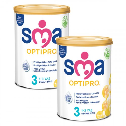 SMA 3 Optipro Probiyotik Devam Sütü 800 gr x 2 Adet