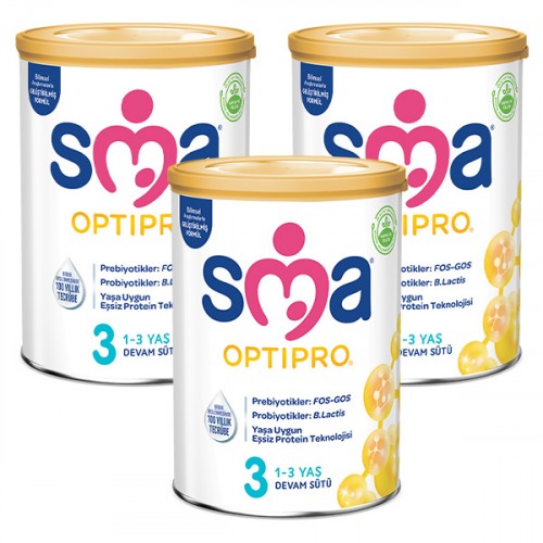 SMA 3 Optipro Probiyotik Devam Sütü 800 gr x 3 Adet