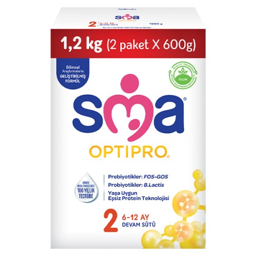 SMA Optipro Probiyotik 2 6-12 Ay Bebek Sütü 1200 gr