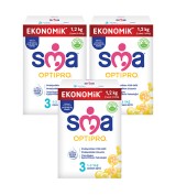 SMA Optipro Probiyotik 3 1- 3 Yaş Devam Sütü 1200 gr x 3 Adet