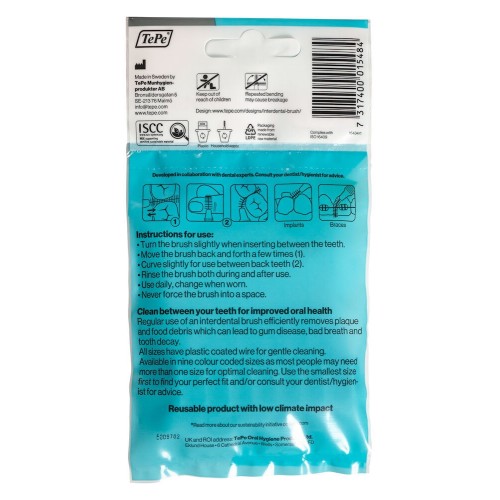 Tepe Angel Arayüz Fırçası Gri 1.3 mm 8 li