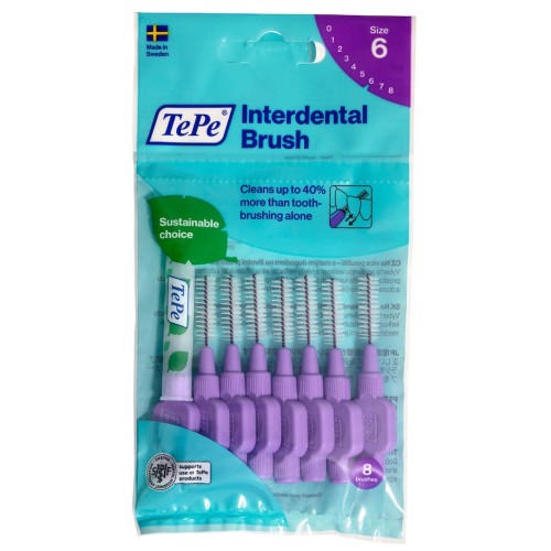 Tepe Angel Arayüz Fırçası Mor 1.1 mm 8 li Tepe Angel Arayüz Fırçası Mor 1.1 mm 8 li