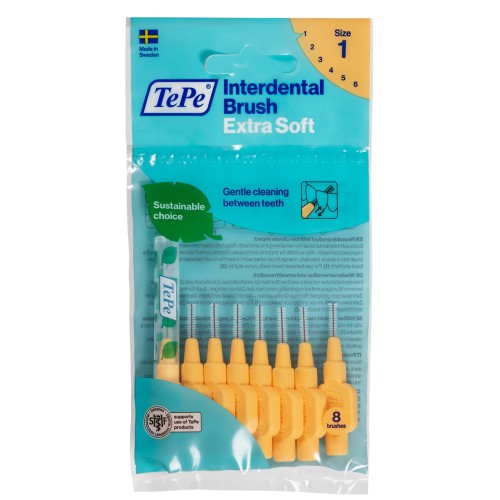 Tepe Interdental Brush Extra X Soft Arayüz Fırçası Turuncu 0.45 mm 8 li