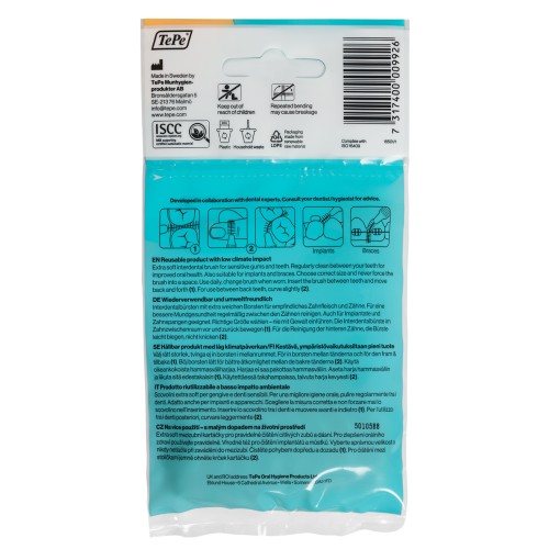 Tepe Interdental Brush Extra X Soft Arayüz Fırçası Turuncu 0.45 mm 8 li