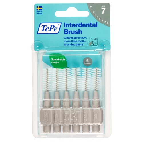 Tepe Blister Arayüz Fırçası Gri 6 lı