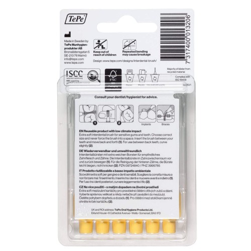 Tepe Blister X Soft 0.7 mm Sarı 6 lı Tepe Blister X Soft 0.7 mm Sarı 6 lı