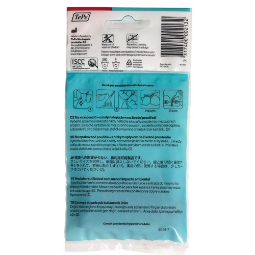 Tepe Interdental Brush Arayüz Fırçası Kırmızı 0.5 mm 8 li Tepe Interdental Brush Arayüz Fırçası Kırmızı 0.5 mm 8 li