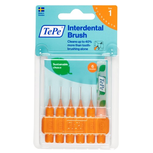 Tepe Interdental Brush Arayüz Fırçası Turuncu 0.45 mm 6 lı