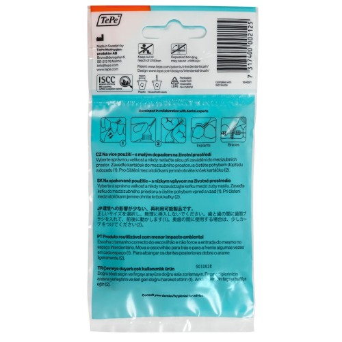 Tepe Interdental Brush Arayüz Fırçası Turuncu 0.45 mm 8 li Tepe Interdental Brush Arayüz Fırçası Turuncu 0.45 mm 8 li