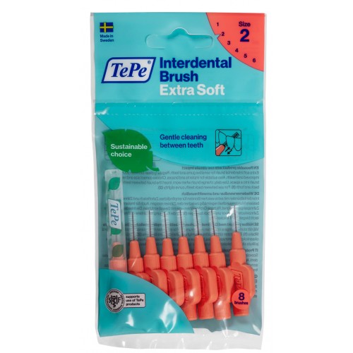 Tepe Interdental Brush Extra X Soft Arayüz Fırçası 0.5 mm Kırmızı 8 li