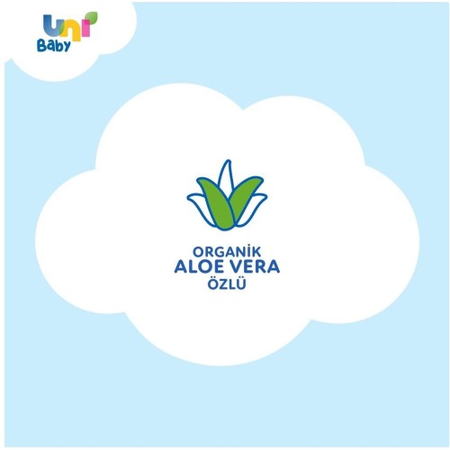 Uni Baby Pure Comfort Aloe Vera Özlü Islak Mendil 90 lı x 12 Adet