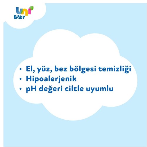 Uni Baby Pure Comfort Aloe Vera Özlü Islak Mendil 90 lı x 12 Adet