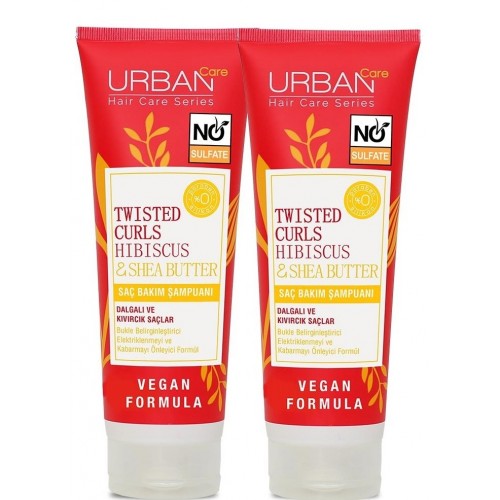 Urban Care Hibiscus&Shea Butter Bukleler İçin Şampuan 250 ml x 2 Adet