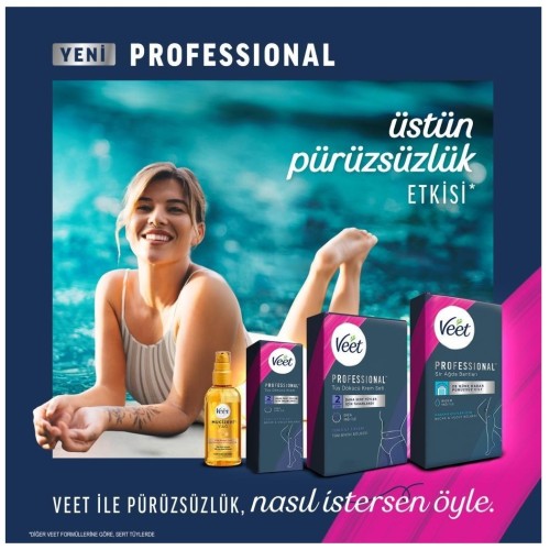 Veet Professional Ağda Bandı Yüz Bölgesi Normal Ciltler İçin 20 li Veet Professional Ağda Bandı Yüz Bölgesi Normal Ciltler İçin 20 li
