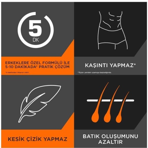 Veet Men Özel Bölgeler İçin Erkeklere Özel Tüy Dökücü Krem Seti